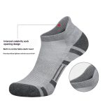 Close-up of men's athletic sock showing the comfortable, non-slip elastic opening design.